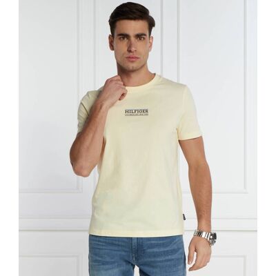 Tommy Hilfiger T-shirt Slim Fit kremowy L Tommy Hilfiger T-shirt Slim Fit kremowy L