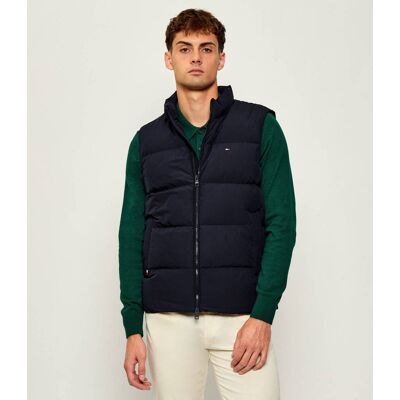Tommy Hilfiger Puchowy bezrękawnik Regular Fit granatowy M Tommy Hilfiger Puchowy bezrękawnik Regular Fit granatowy M