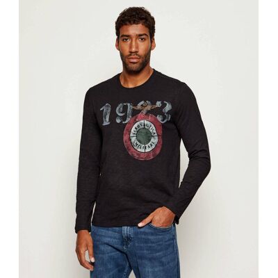 Aeronautica Militare Longsleeve Regular Fit czarny XXL Aeronautica Militare Longsleeve Regular Fit czarny XXL