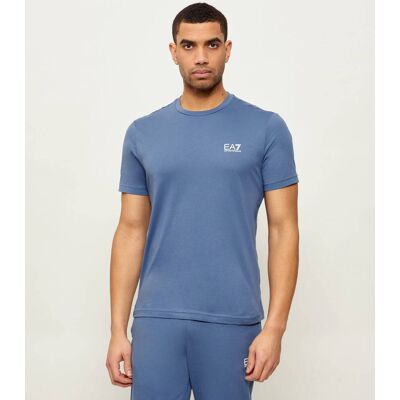 EA7 T-shirt Slim Fit niebieski XXL EA7 T-shirt Slim Fit niebieski XXL