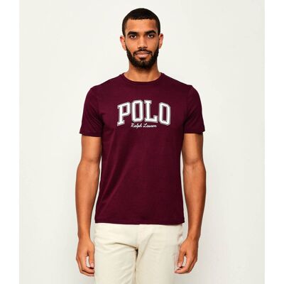 Polo Ralph Lauren T-shirt Custom slim fit bordowy XL Polo Ralph Lauren T-shirt Custom slim fit bordowy XL