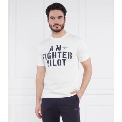 Aeronautica Militare T-shirt Comfort fit biały XL Aeronautica Militare T-shirt Comfort fit biały XL