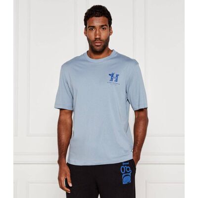 Hugo Blue T-shirt Nedix Regular Fit błękitny M Hugo Blue T-shirt Nedix Regular Fit błękitny M