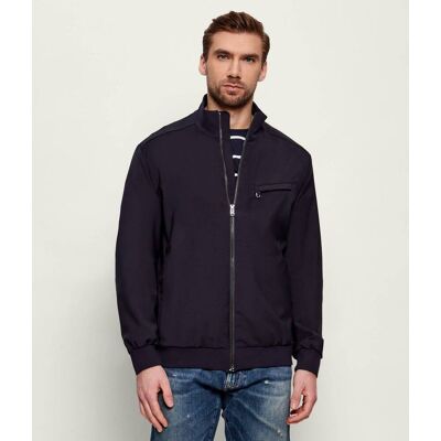 Bogner Wełniana kurtka bomber MILAN-1 Regular Fit granatowy 52 Bogner Wełniana kurtka bomber MILAN-1 Regular Fit granatowy 52