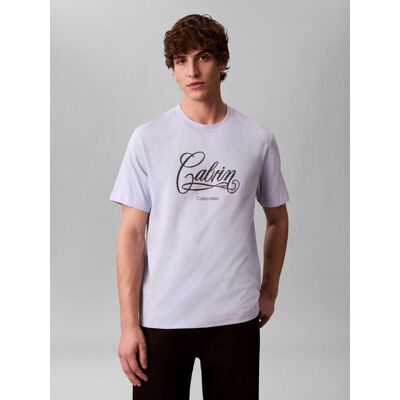 Calvin Klein Jeans T-shirt Slim Fit lawendowy M Calvin Klein Jeans T-shirt Slim Fit lawendowy M
