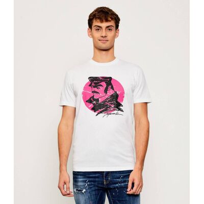 Dsquared2 T-shirt Regular Fit biały L Dsquared2 T-shirt Regular Fit biały L