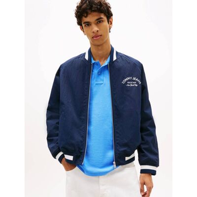 Tommy Jeans Kurtka bomber VARSITY Regular Fit granatowy L Tommy Jeans Kurtka bomber VARSITY Regular Fit granatowy L
