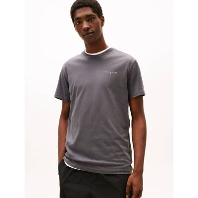 Tommy Jeans T-shirt Slim Fit grafitowy M Tommy Jeans T-shirt Slim Fit grafitowy M