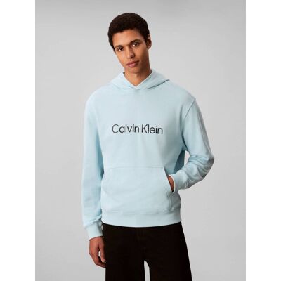 Calvin Klein Bluza Regular Fit błękitny L Calvin Klein Bluza Regular Fit błękitny L
