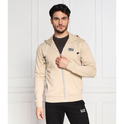 EA7 Bluza Regular Fit beżowy S EA7 Bluza Regular Fit beżowy S