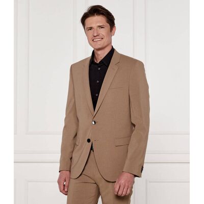 HUGO Marynarka Arti232X Extra slim fit beżowy 48 HUGO Marynarka Arti232X Extra slim fit beżowy 48