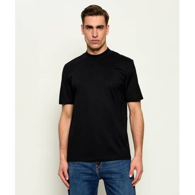 HUGO T-shirt Dimersom Slim Fit czarny XS HUGO T-shirt Dimersom Slim Fit czarny XS