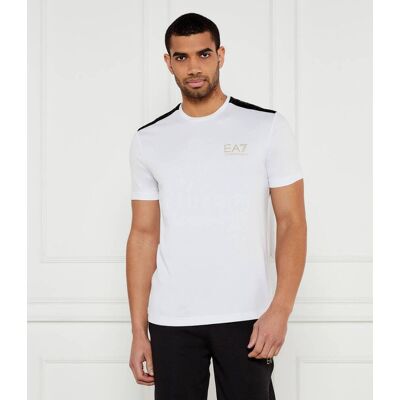 EA7 T-shirt Slim Fit biały XXXL EA7 T-shirt Slim Fit biały XXXL