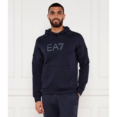EA7 Bluza Modern fit granatowy L EA7 Bluza Modern fit granatowy L