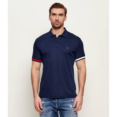 Tommy Hilfiger Polo Slim Fit granatowy XL Tommy Hilfiger Polo Slim Fit granatowy XL