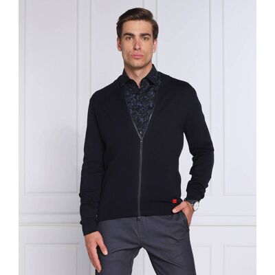 HUGO Sweter San Jaque-C Regular Fit granatowy M HUGO Sweter San Jaque-C Regular Fit granatowy M