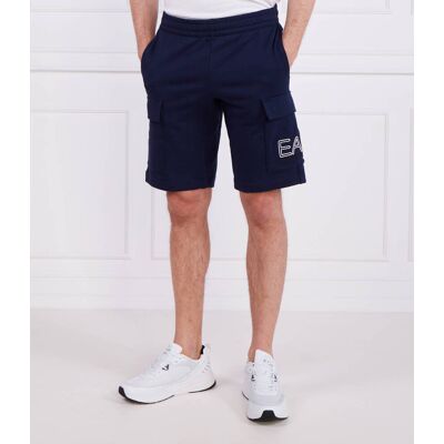 EA7 Szorty Relaxed fit granatowy L EA7 Szorty Relaxed fit granatowy L