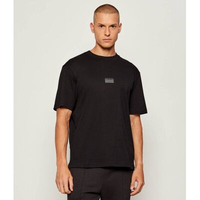 HUGO T-shirt Delastee Relaxed fit czarny XS HUGO T-shirt Delastee Relaxed fit czarny XS