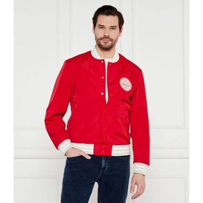 Replay Kurtka bomber VARSITY Regular Fit czerwony M Replay Kurtka bomber VARSITY Regular Fit czerwony M