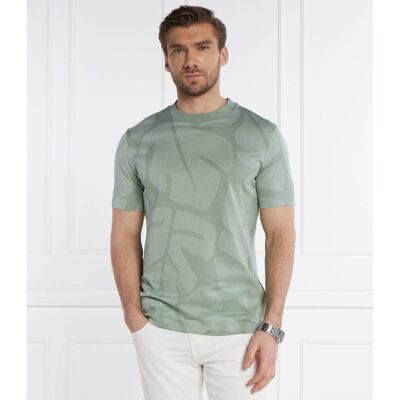 Boss BLACK T-shirt Thompson Slim Fit zielony XXL Boss BLACK T-shirt Thompson Slim Fit zielony XXL