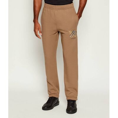 Burberry Spodnie dresowe EKD Slim Fit beżowy M Burberry Spodnie dresowe EKD Slim Fit beżowy M