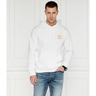 HUGO Bluza Dimonihood Regular Fit biały XXL HUGO Bluza Dimonihood Regular Fit biały XXL