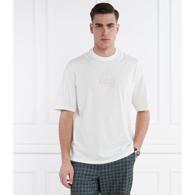 Giorgio Armani Exchange T-shirt Comfort fit biały XL Giorgio Armani Exchange T-shirt Comfort fit biały XL