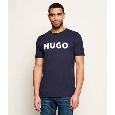HUGO T-shirt Dulivio Regular Fit granatowy XS HUGO T-shirt Dulivio Regular Fit granatowy XS