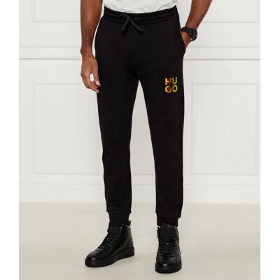HUGO Spodnie dresowe Dirdupan Regular Fit czarny XL HUGO Spodnie dresowe Dirdupan Regular Fit czarny XL
