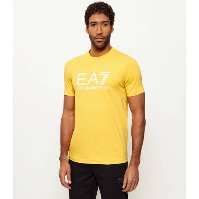 EA7 T-shirt Slim Fit żółty M EA7 T-shirt Slim Fit żółty M