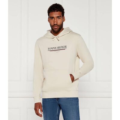 Tommy Hilfiger Bluza Regular Fit beżowy XXL Tommy Hilfiger Bluza Regular Fit beżowy XXL