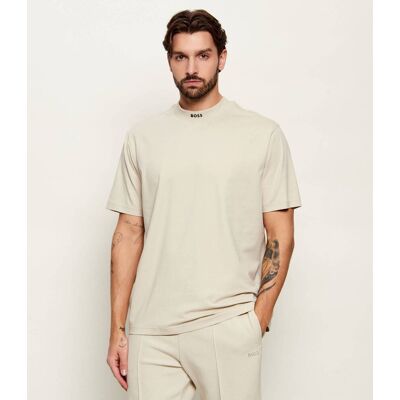Boss GREEN T-shirt Tee Collar Loose fit stretch beżowy XXXL Boss GREEN T-shirt Tee Collar Loose fit stretch beżowy XXXL