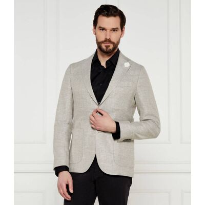 Boss BLACK Marynarka C-Hanry-252 Slim Fit z dodatkiem lnu szary 52 Boss BLACK Marynarka C-Hanry-252 Slim Fit z dodatkiem lnu szary 52