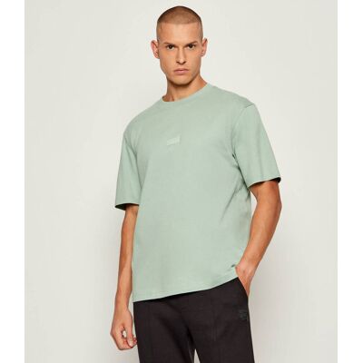 HUGO T-shirt Delastee Relaxed fit miętowy L HUGO T-shirt Delastee Relaxed fit miętowy L