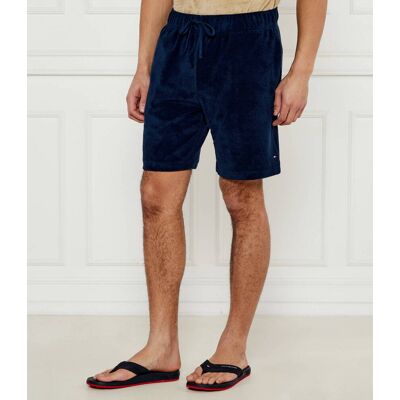 Tommy Hilfiger Szorty Frotté Regular Fit granatowy S Tommy Hilfiger Szorty Frotté Regular Fit granatowy S