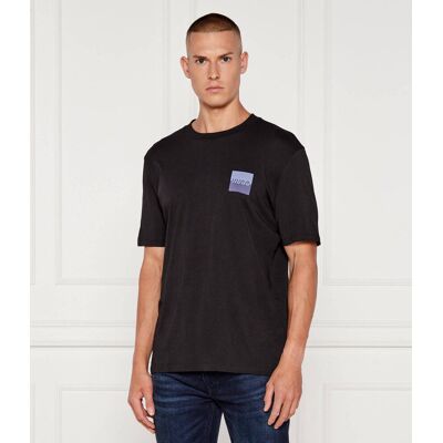 HUGO T-shirt Dapusi Regular Fit czarny XS HUGO T-shirt Dapusi Regular Fit czarny XS