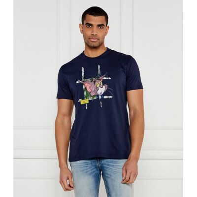 Iceberg T-shirt Regular Fit granatowy XL Iceberg T-shirt Regular Fit granatowy XL