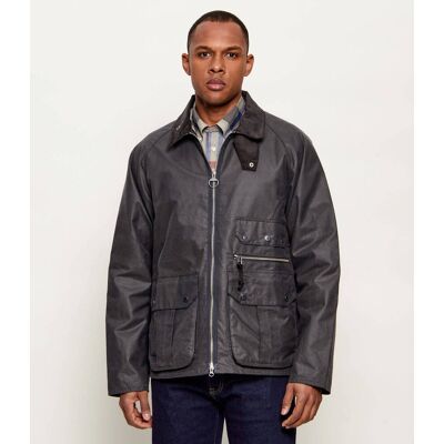 Barbour Kurtka Blackett Spey Regular Fit grafitowy S Barbour Kurtka Blackett Spey Regular Fit grafitowy S