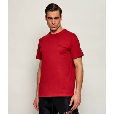 Iceberg T-shirt Regular Fit czerwony L Iceberg T-shirt Regular Fit czerwony L