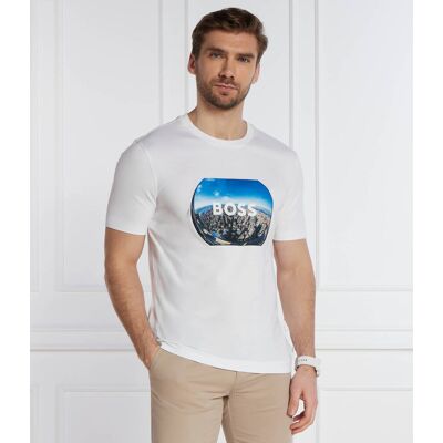 Boss BLACK T-shirt Tiburt 511 Regular Fit biały L Boss BLACK T-shirt Tiburt 511 Regular Fit biały L