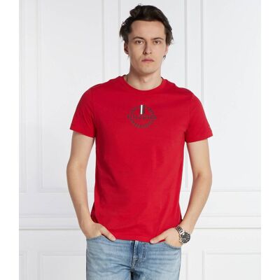 Tommy Hilfiger T-shirt Slim Fit czerwony XL Tommy Hilfiger T-shirt Slim Fit czerwony XL