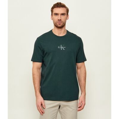 Calvin Klein Jeans T-shirt Regular Fit morski L Calvin Klein Jeans T-shirt Regular Fit morski L