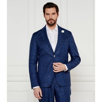 Boss BLACK Marynarka C-Hanry-252 Slim Fit z dodatkiem lnu granatowy 52 Boss BLACK Marynarka C-Hanry-252 Slim Fit z dodatkiem lnu granatowy 52