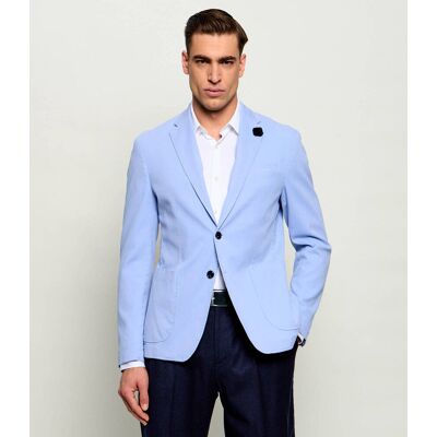Joop! Marynarka Hoverest Slim Fit z dodatkiem lnu błękitny 52 Joop! Marynarka Hoverest Slim Fit z dodatkiem lnu błękitny 52
