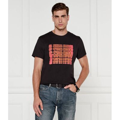 G- Star Raw T-shirt Regular Fit czarny M G- Star Raw T-shirt Regular Fit czarny M
