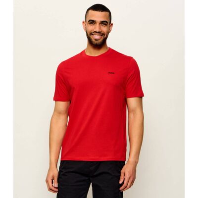 HUGO T-shirt Dero222 Regular Fit czerwony XL HUGO T-shirt Dero222 Regular Fit czerwony XL