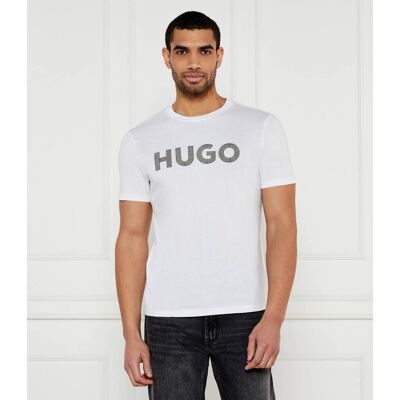HUGO T-shirt Dulivio_U244 Regular Fit biały XL HUGO T-shirt Dulivio_U244 Regular Fit biały XL
