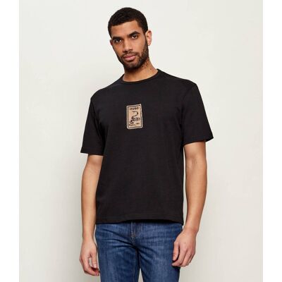 HUGO T-shirt Dobul Relaxed fit czarny S HUGO T-shirt Dobul Relaxed fit czarny S