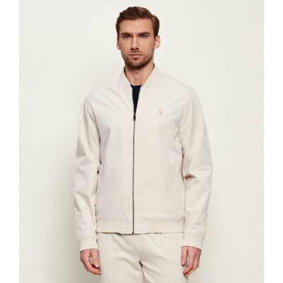 US Polo ASSN Kurtka bomber Regular Fit beżowy XXL US Polo ASSN Kurtka bomber Regular Fit beżowy XXL