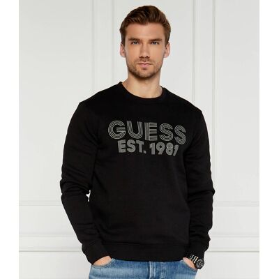 Guess Bluza Slim Fit czarny L Guess Bluza Slim Fit czarny L